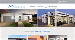 Desktop Screenshot of jamesharwoodhomes.com.au